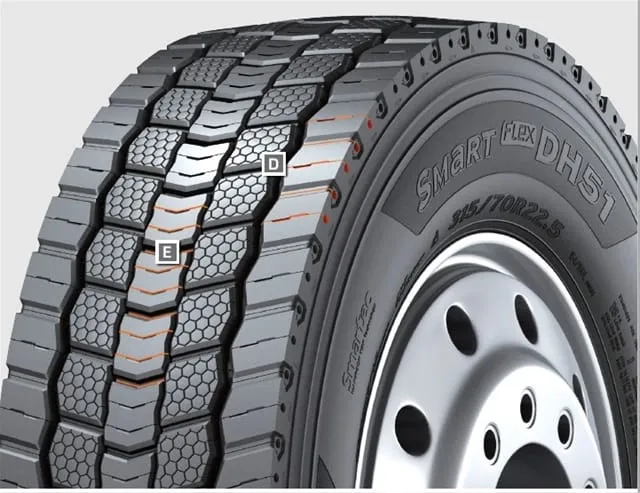 Anvelopă Camion HANKOOK DH51 315/60 R22.5 152/148L Vară M+S 3PMSF